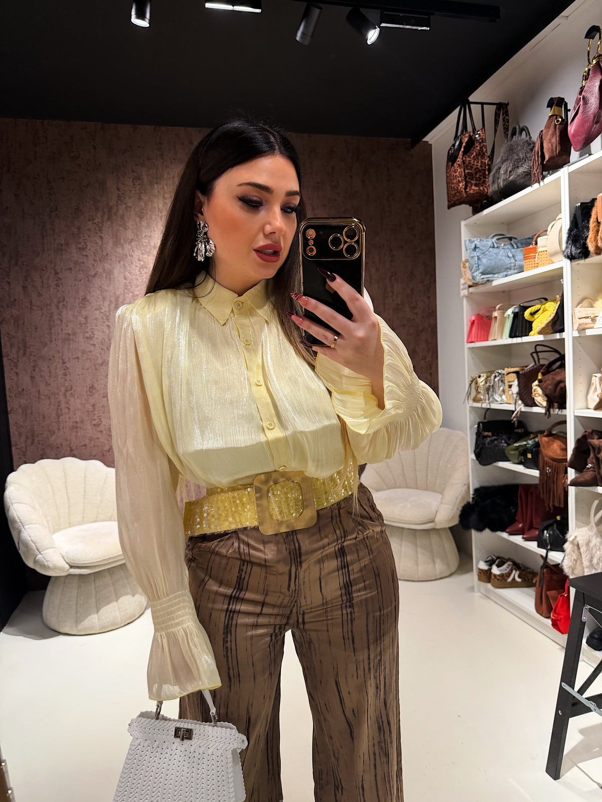 Camicia Satin Glow
