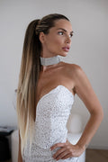 Coda #t2/27/613 liscia con Coulisse Biondo Degradè