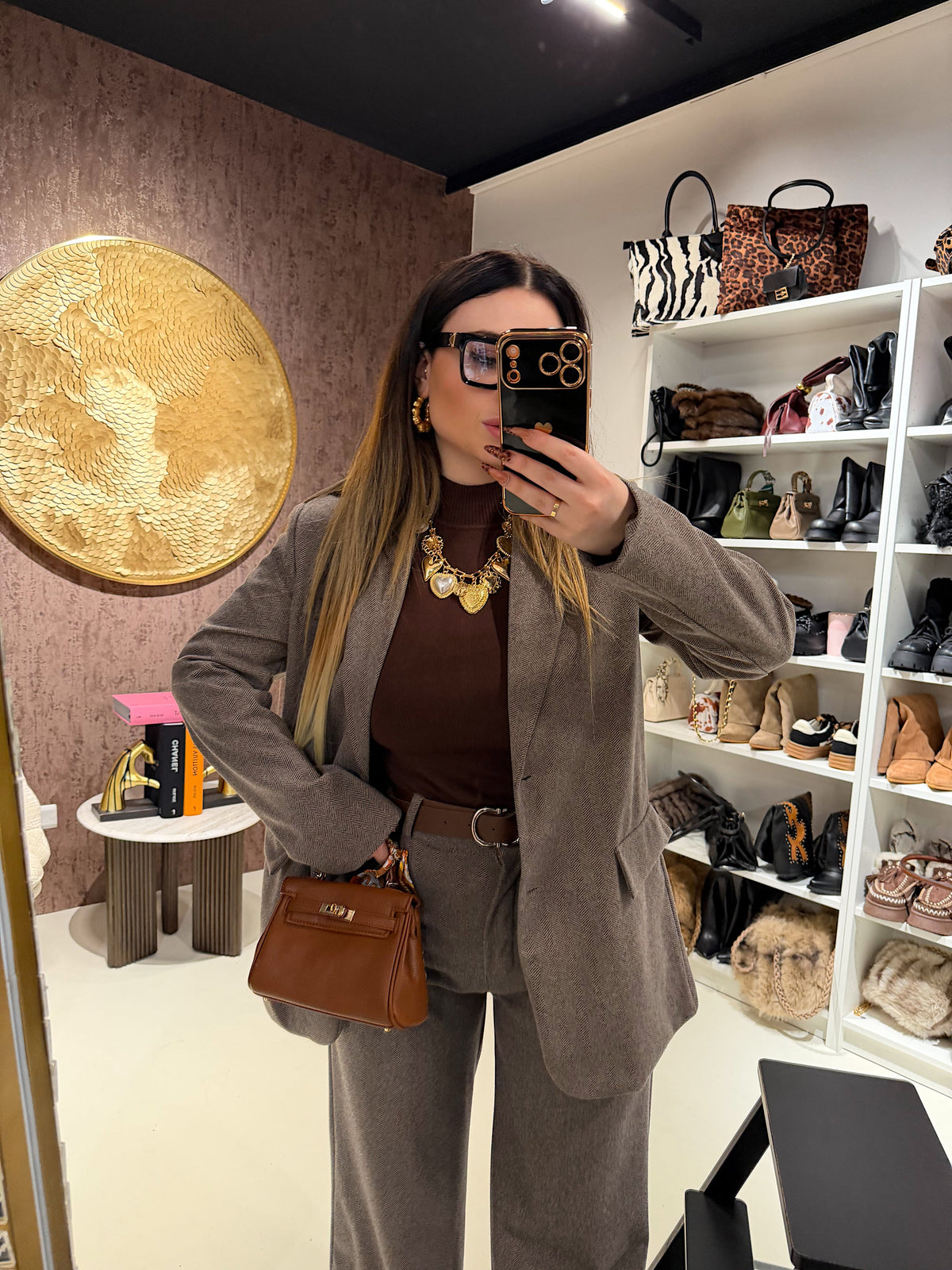 Blazer in tweed