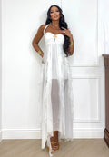 Abito con stella e tulle bianco