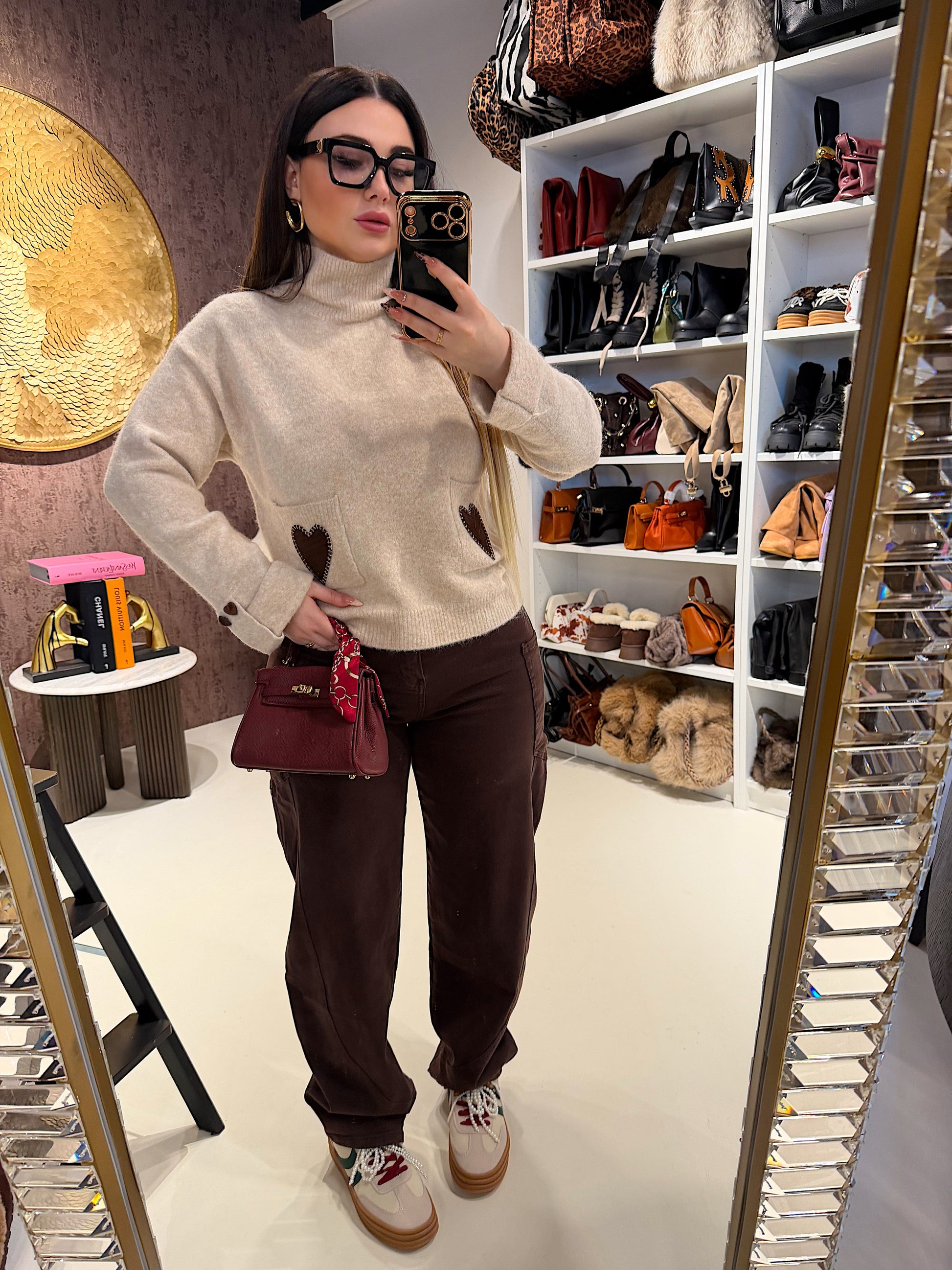 Maglione Double Heart