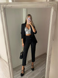 Top con paillettes silver