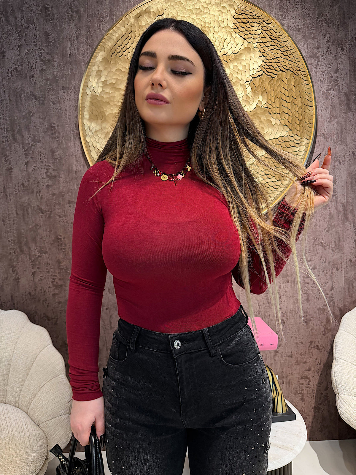 Maglia Essential con foro