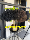Afro puff con coulisse