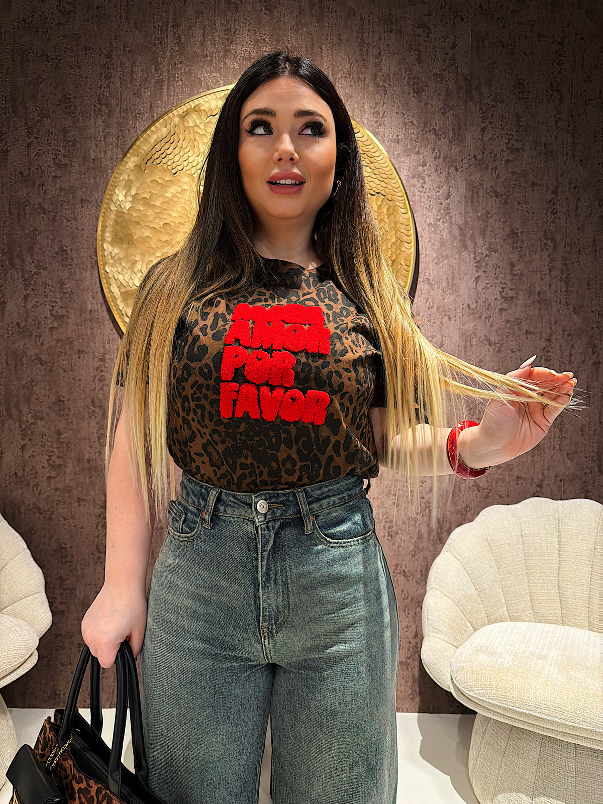 T-Shirt maculata more amour