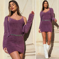 Cardigan fluffy glicine