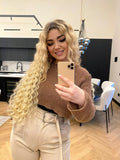 Clip Extension Riccia Biondo platino