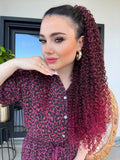 Coda Riccio afro con coulisse vari colori