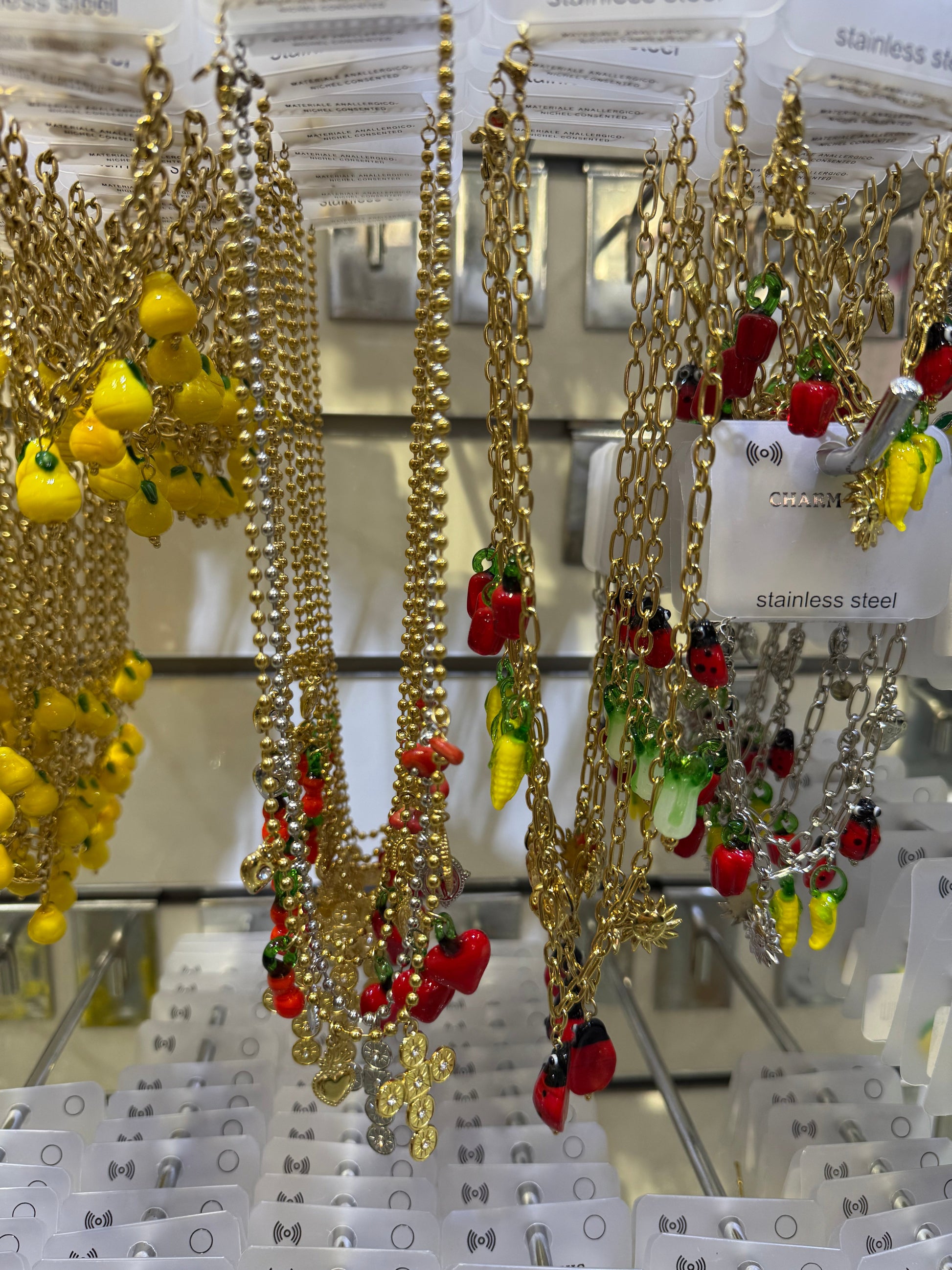 Collana croce e cuore