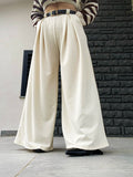 Pantalone palazzo beige