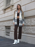 Cardigan bianco choco