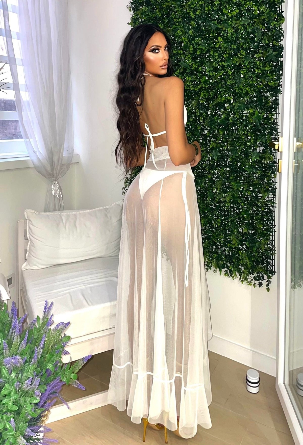 Bikini tre pezzi bianco