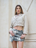 Gonna cargo grigio/verdone