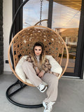 Giaccone in tweed Camel