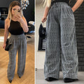 Pantalone glitter silver
