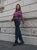 Camicia check Fuxia