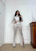 Set top e culotte bianca