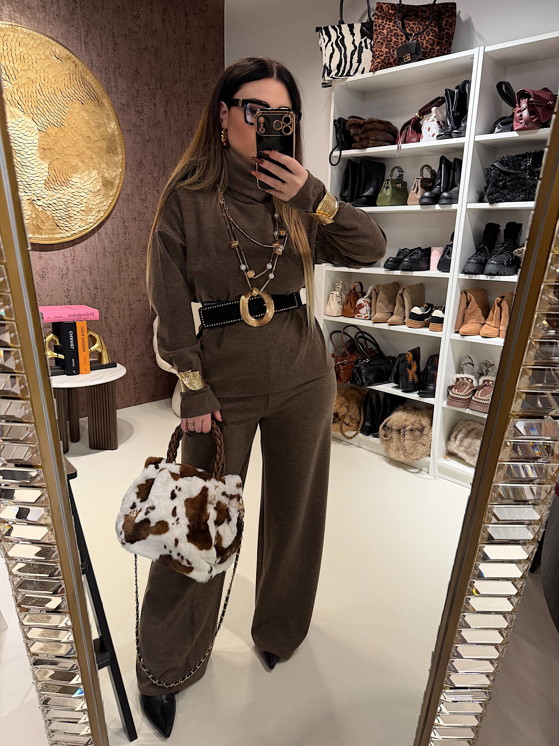 Completo comfy collo alto