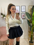 Maglioncino bianco con strass