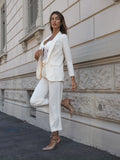 Completo giacca e pantalone burro