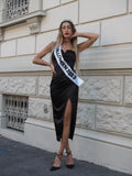 Abito midi Nero (Miss Halloween 2023)