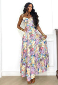 Abito Flower colours lungo