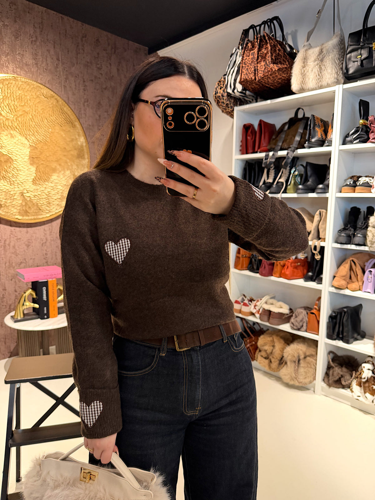 Maglione Lovely Check
