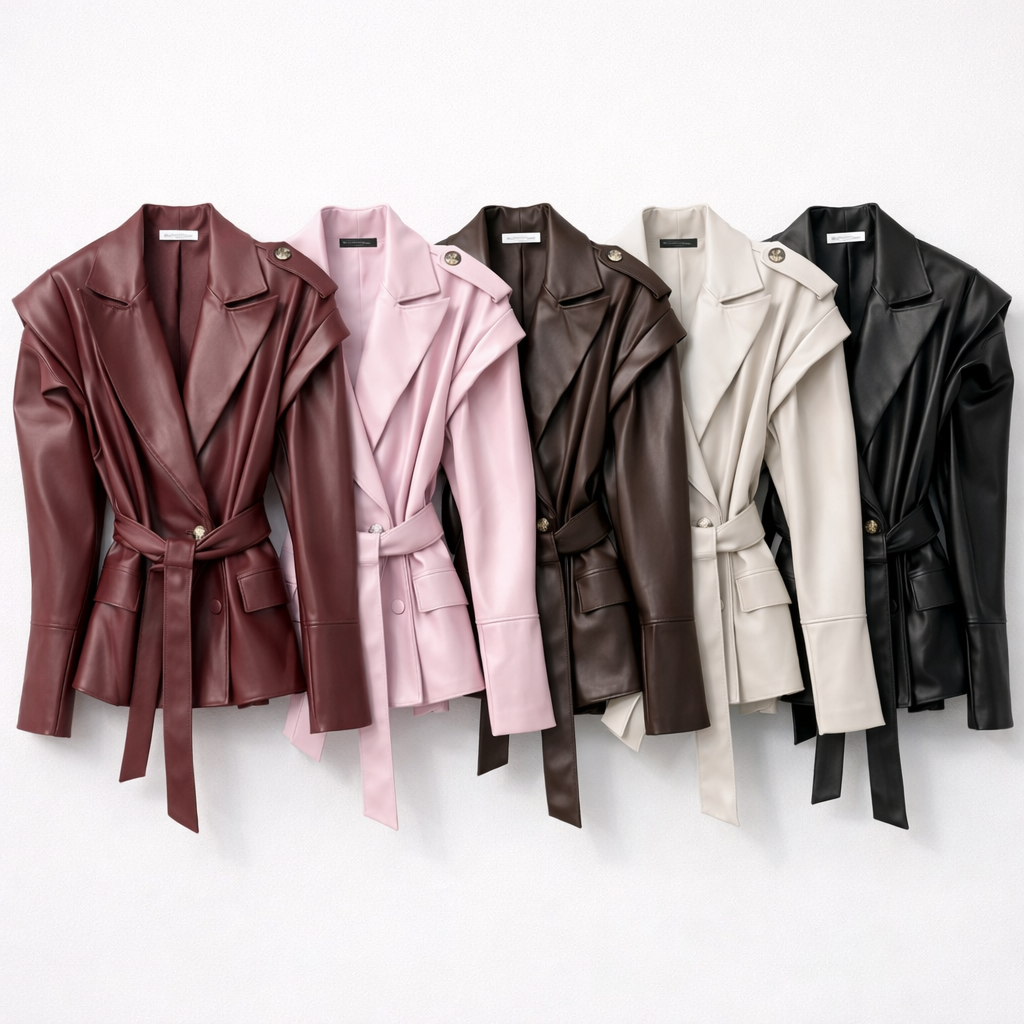 Giacca Leather ecopelle