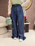 Pantalone comfy effetto jeans