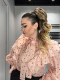 Camicia con cuoricini