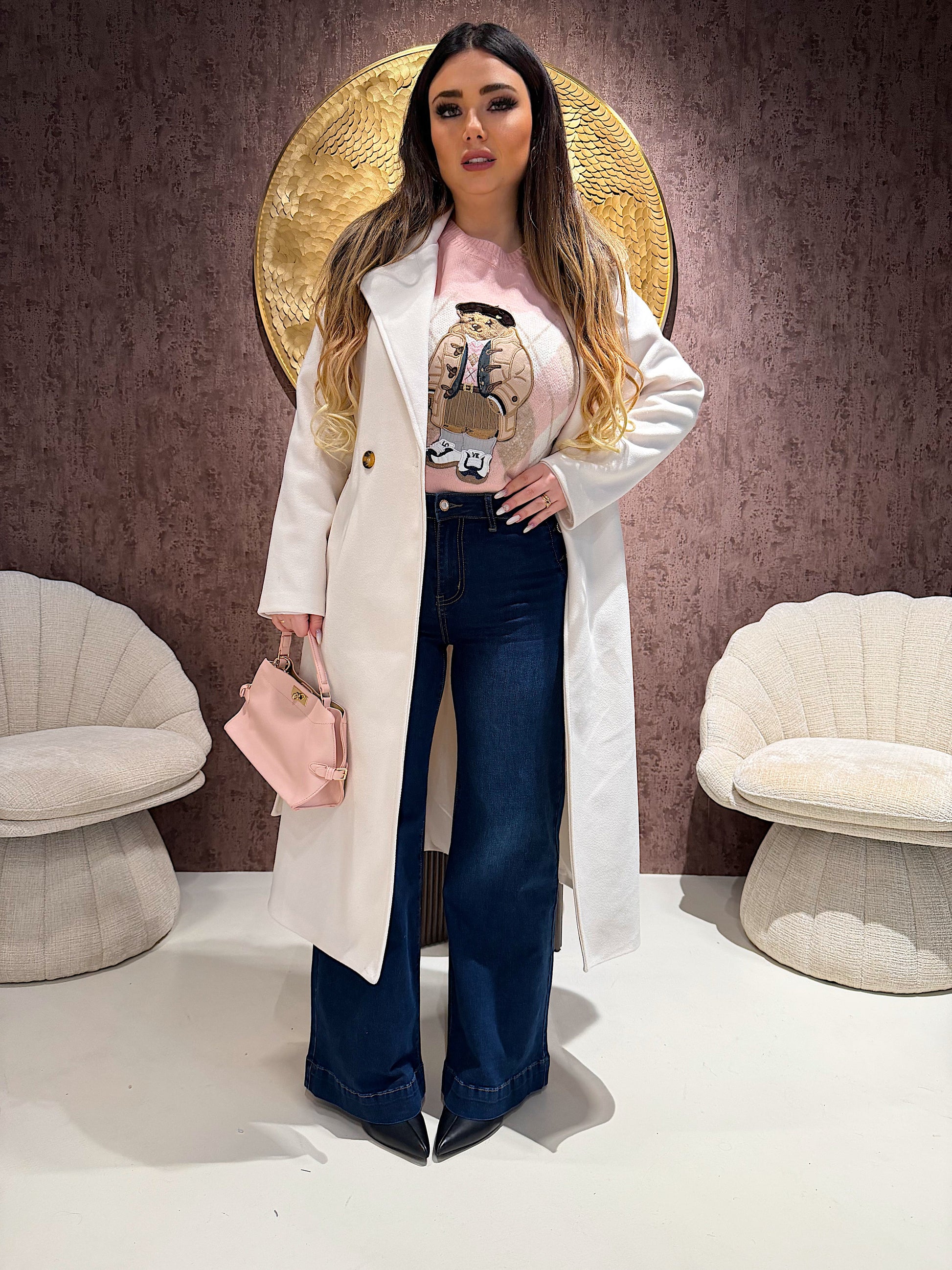 Cappotto con Cintura in Vita