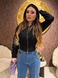 Felpa primaverile con Zip