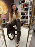 Jeans balloon animalier