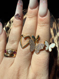 Anello con farfalle