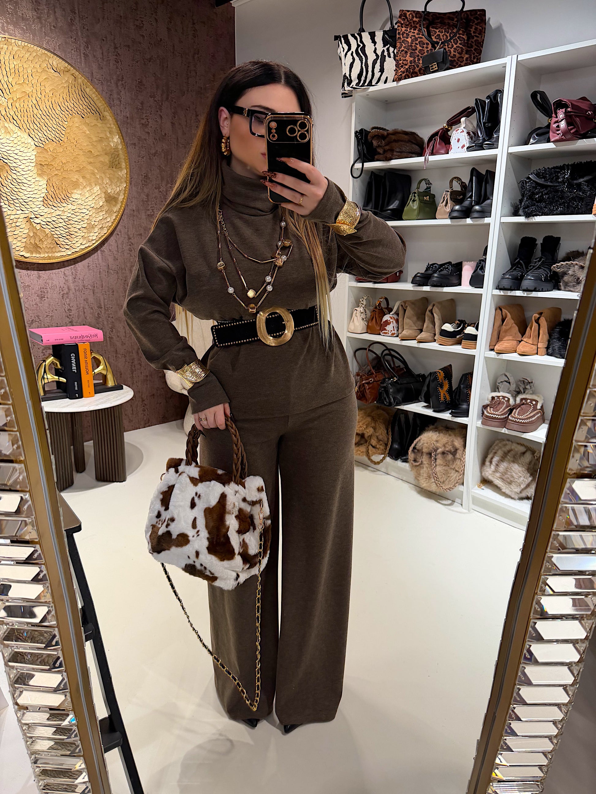Completo comfy collo alto