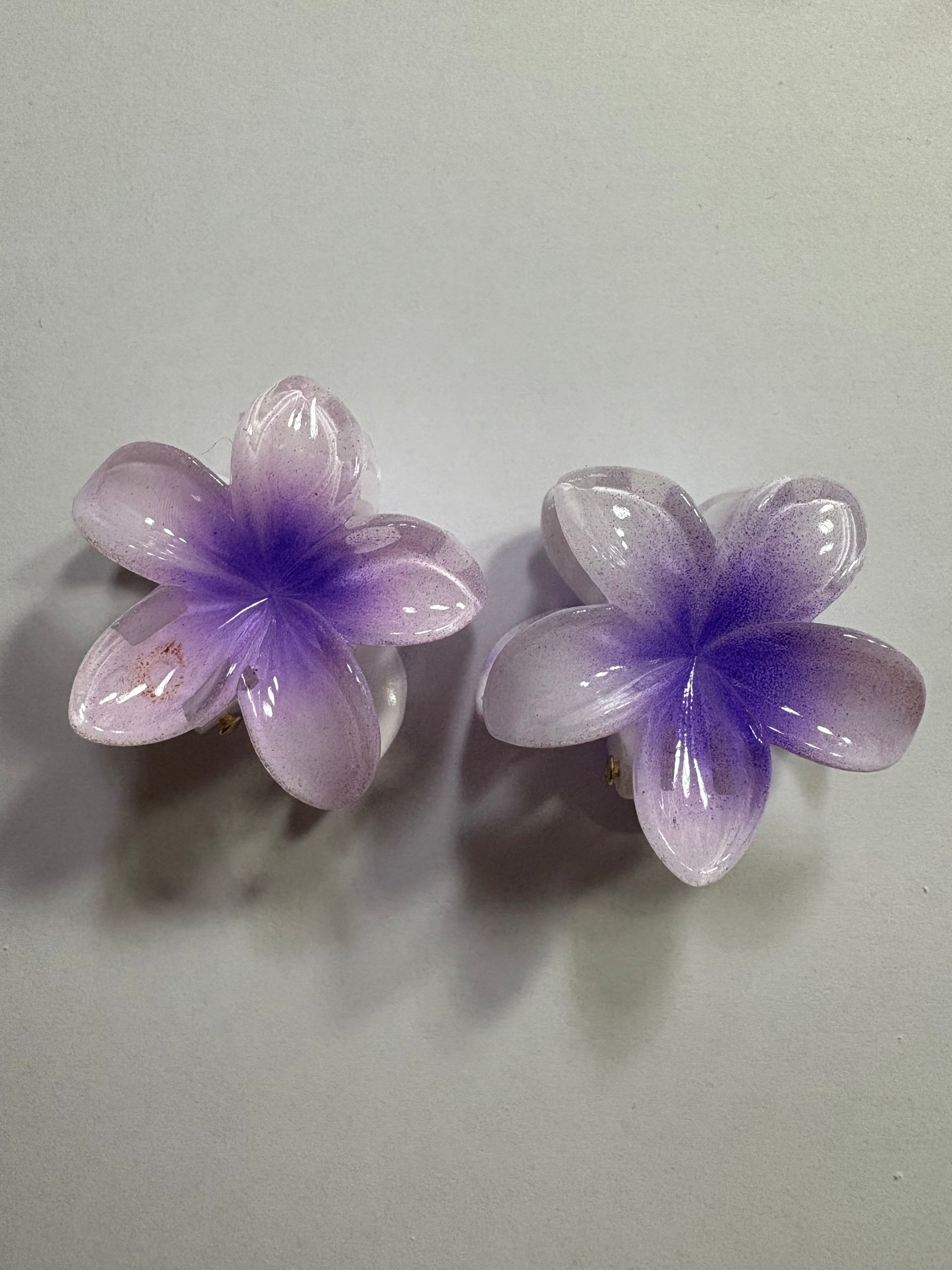 Set 2 mollettine con fiore