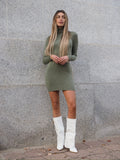 Abito in maglia menta