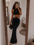 Completo Gonna e Top in Pizzo