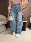 Jeans Crystal Glow Wide Leg