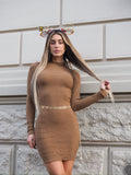 Abito in maglia vers choco