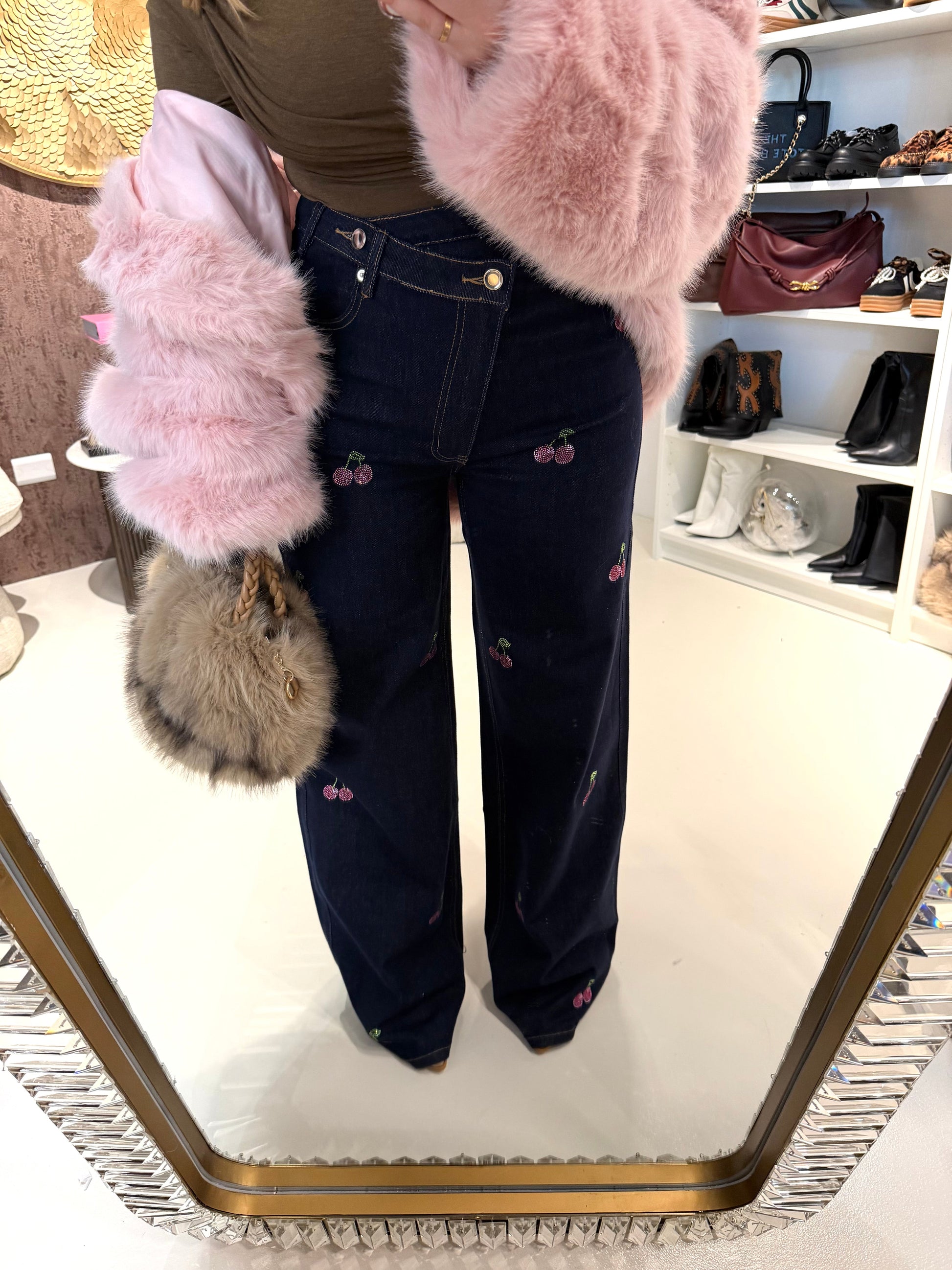 Jeans ciliegia