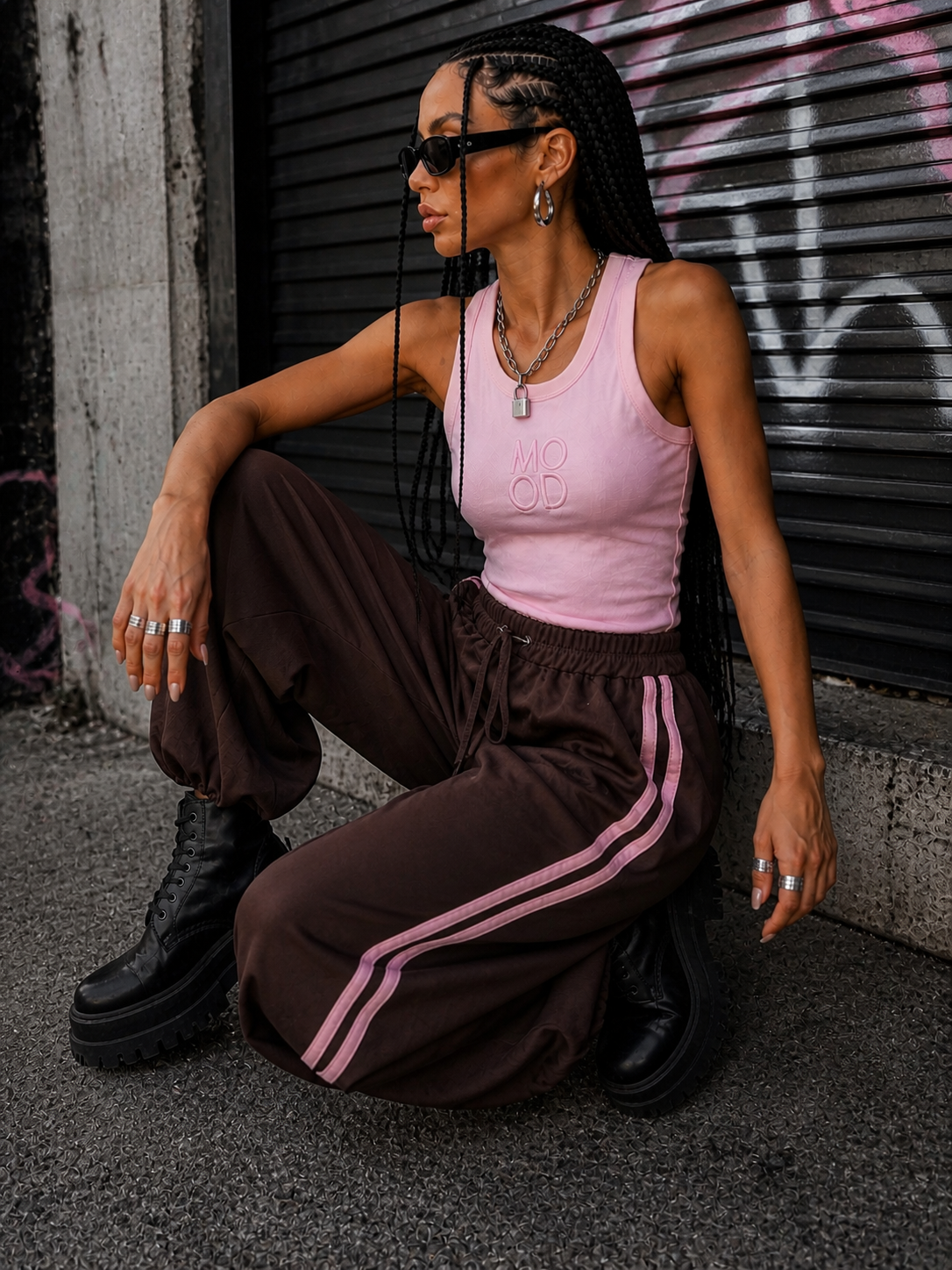 Canotta Mood Basic Rosa