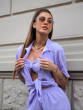 Set tre pezzi lilla