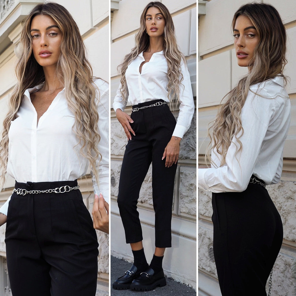 Camicia basic bianca