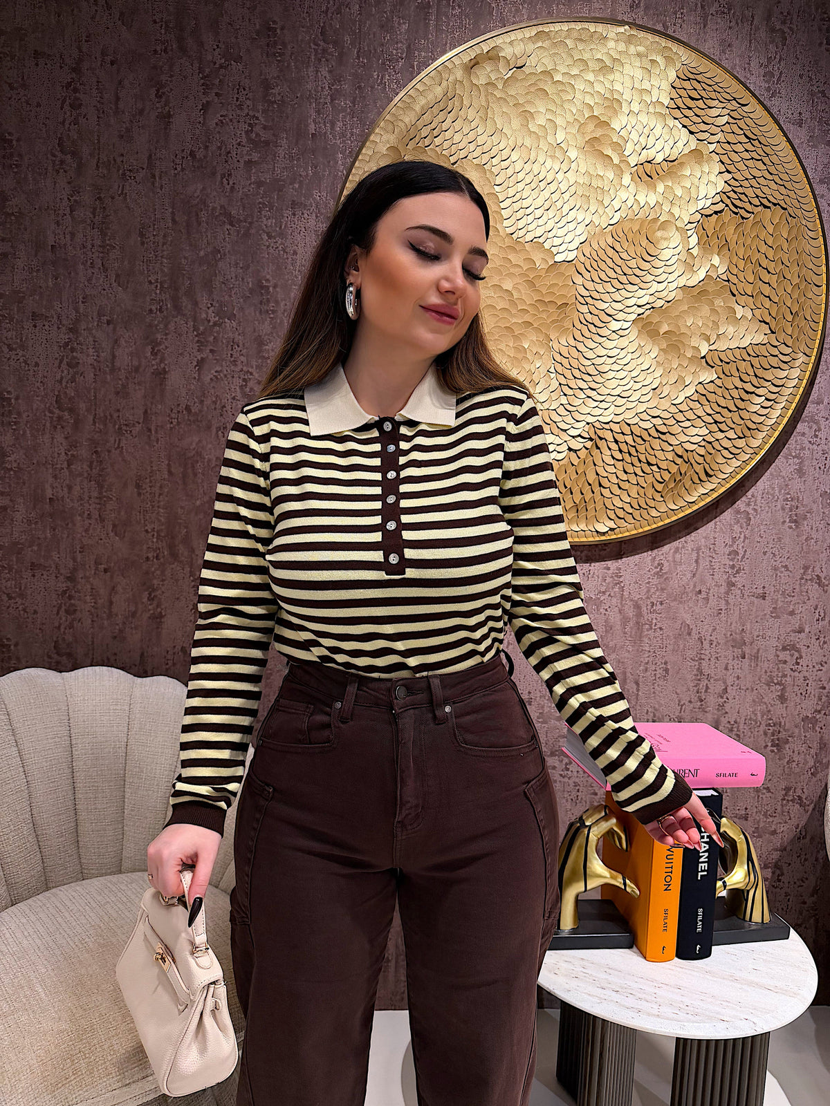 Maglioncino Chloé a righe