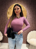 Maglia Essential a costine
