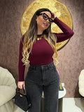 Maglia Essential a costine