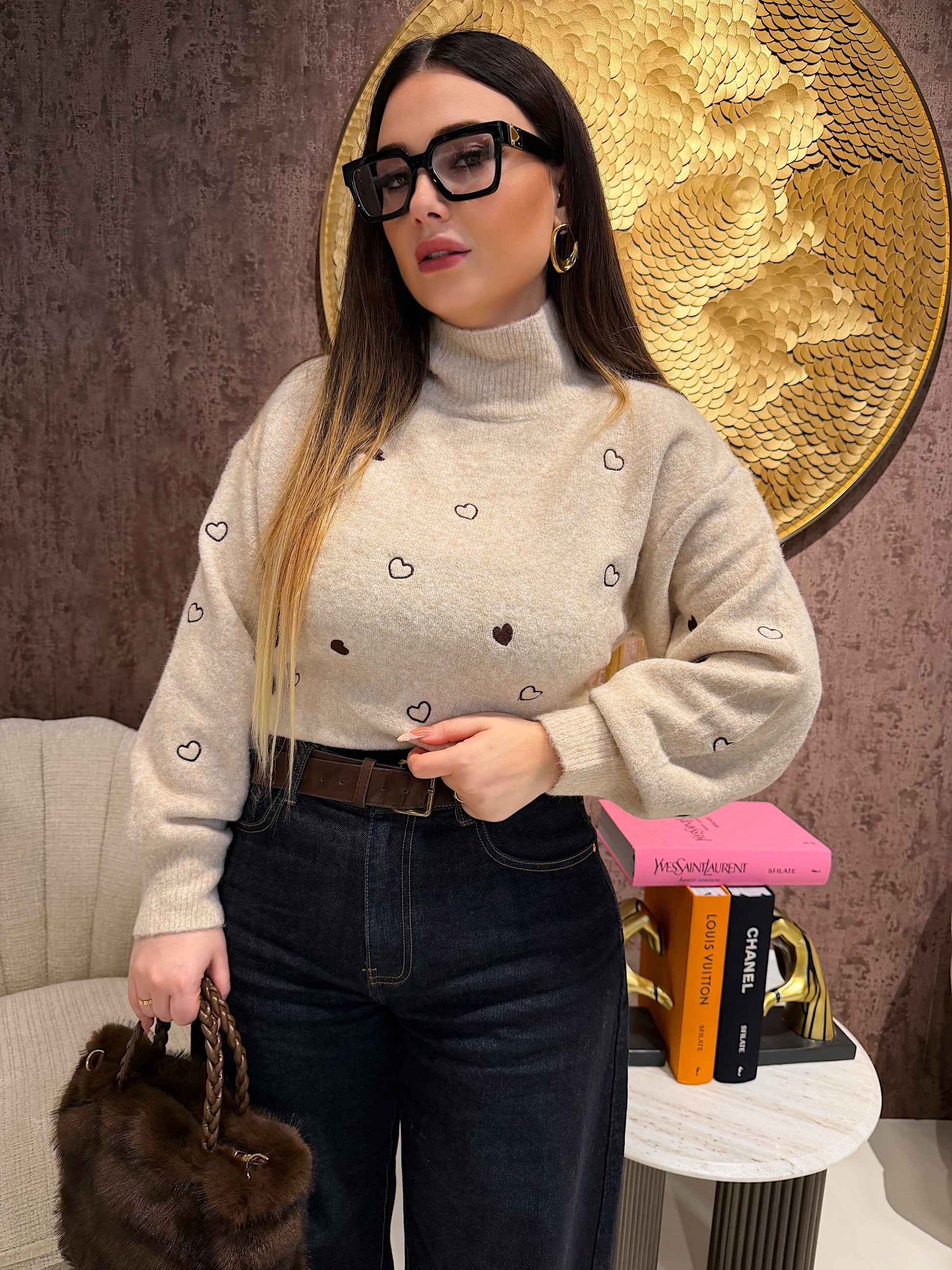 Maglione Heart Rain