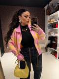 Cardigan Candy Argyle Zip