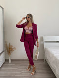 Completo giacca e pantalone Peonia